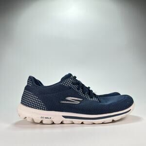 Skechers GOwalk Travel Fun Journey Navy Blue Walking Shoes 124996 Women's Size 9